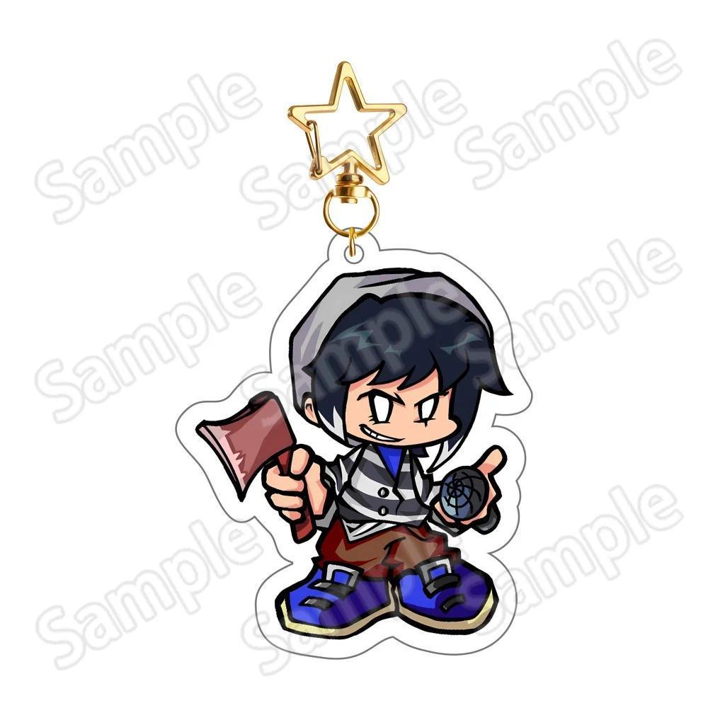 Friday Night Funkin Fnf Mica Keychain Bf Gf Double Sided Hd Chibi Game Collectible Desk Móc Khóa Dày