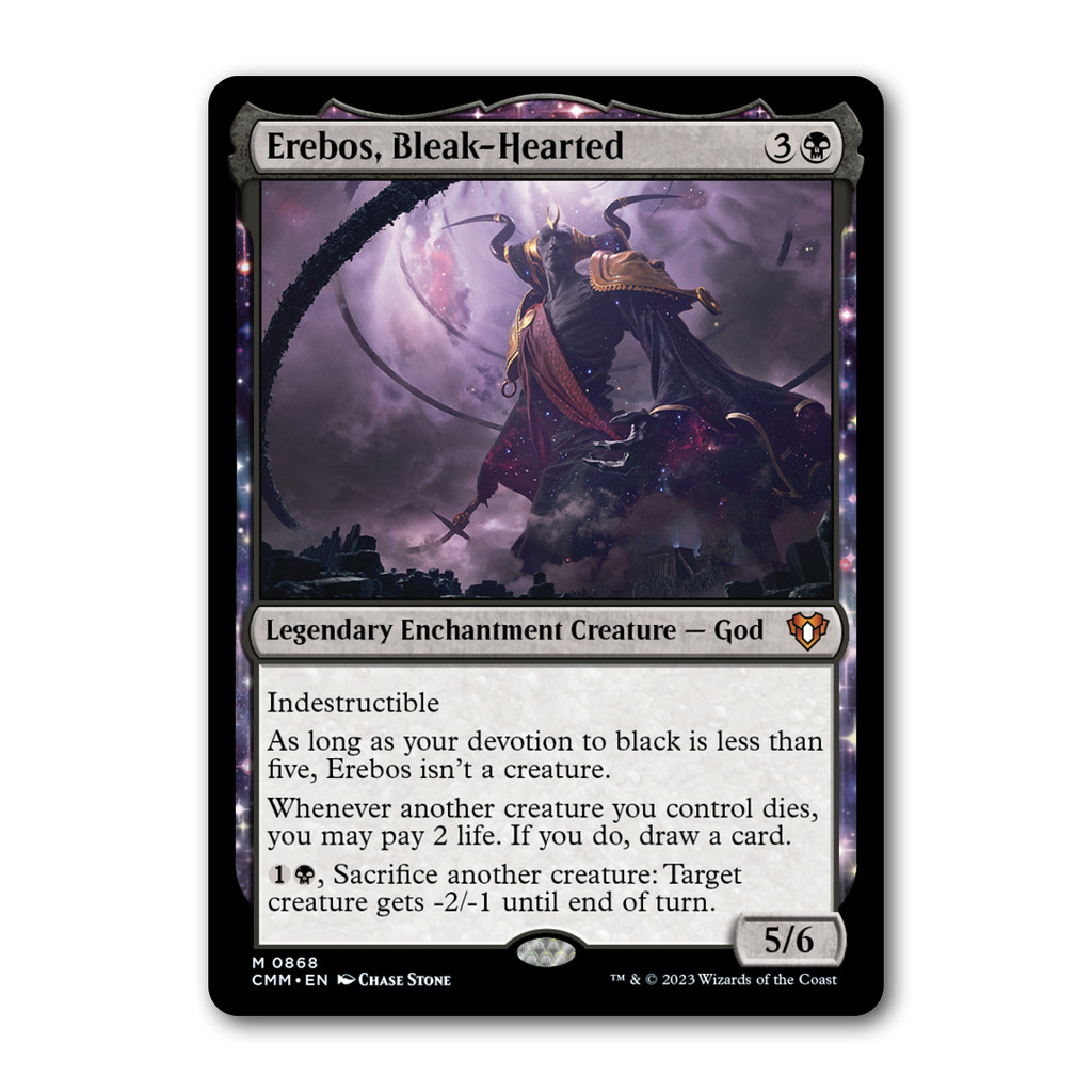 [MTG] Erebos, Bleed-Hearted [CMM] [Đen] [Huyền thoại] [Bình thường] [ENG] [2023] (Magic: Cuộc họp mặ