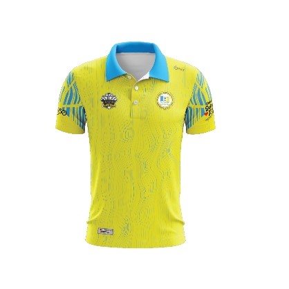 Penang Sukma Polo Tee Áo thun màu vàng Jersey Áo thun cổ tròn sợi nhỏ