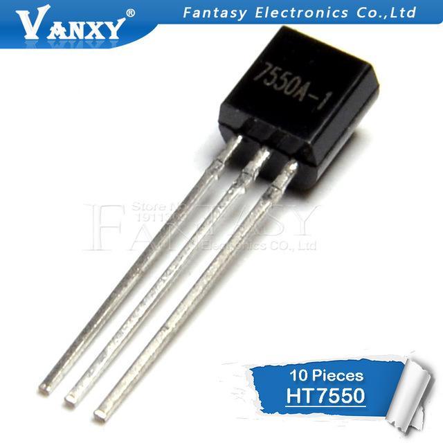 10 chiếc HT7550-1 TO92 HT7550A-1 TO-92 7550A-1 7550-1 HT7550 Transistor IC mới