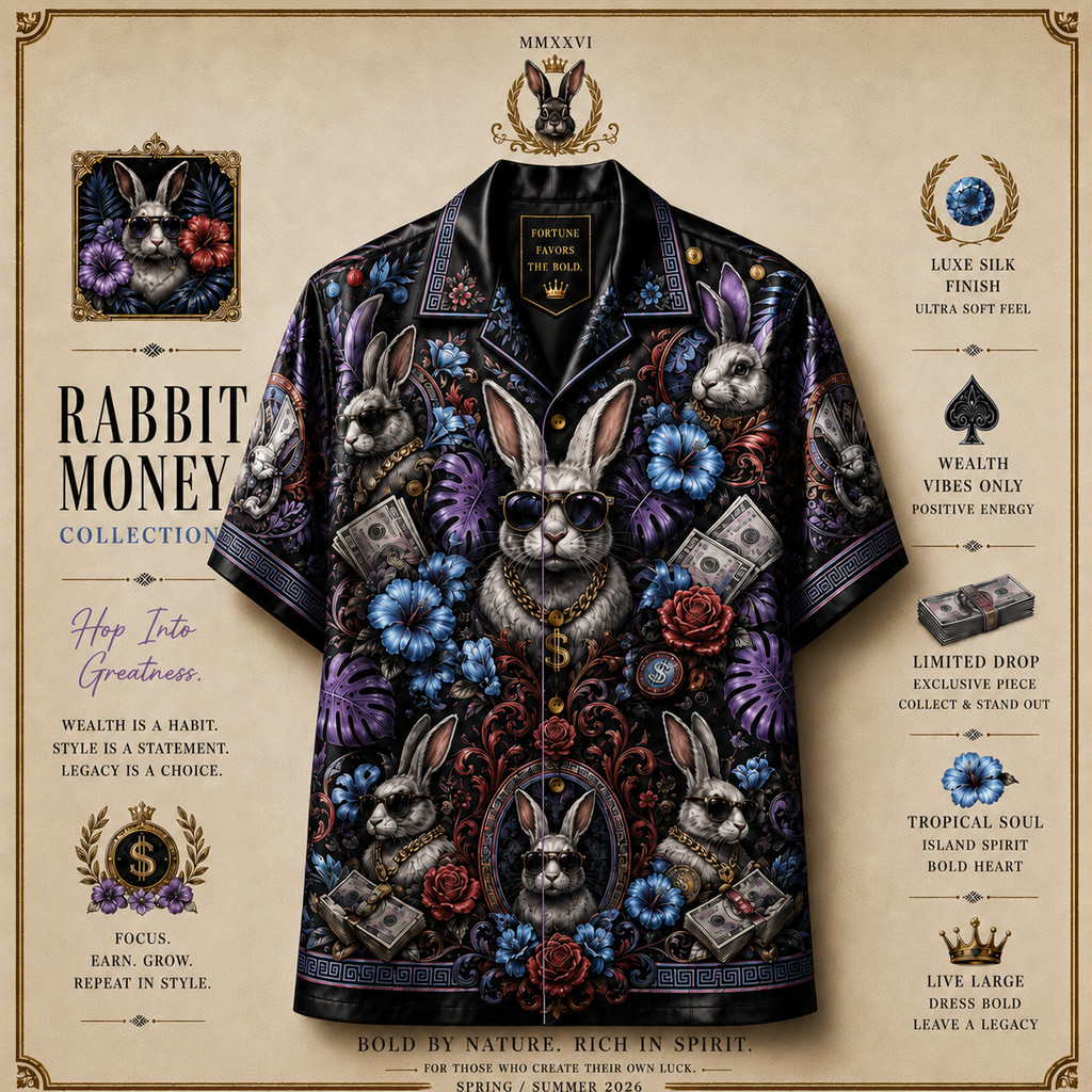Hiwaii Shirt - Rabbit V2 Áo Sơ Mi hawaii cuban