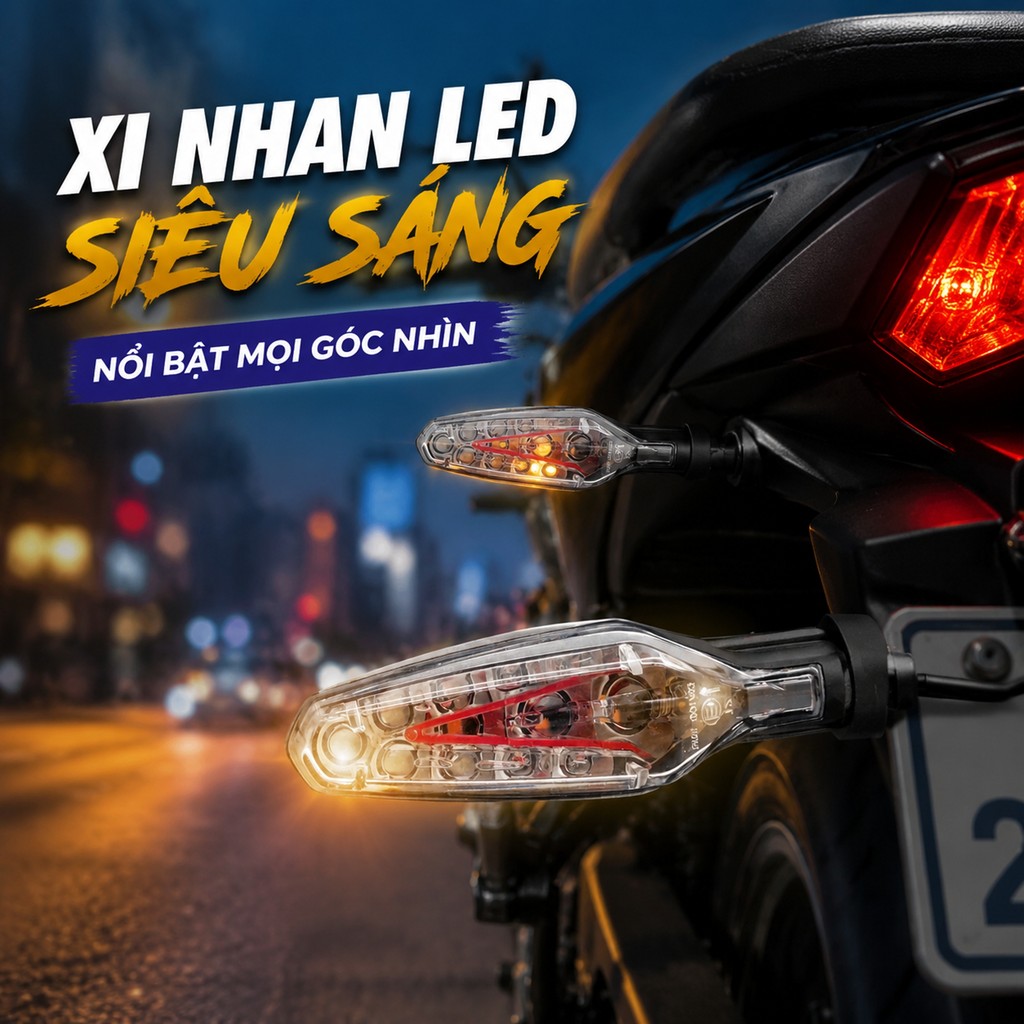 Đèn xi nhan LED, phù hợp BMW S1000RR R1250GS R1300GS, phụ kiện độ xe máy