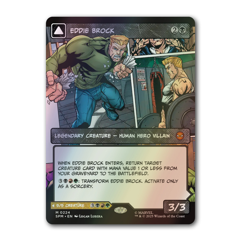 [MTG] Eddie Brock / / Venom, Lethal Protector [SPM] [Multi] [Mythic] [Foil] [ENG] [2025] (Magic: The