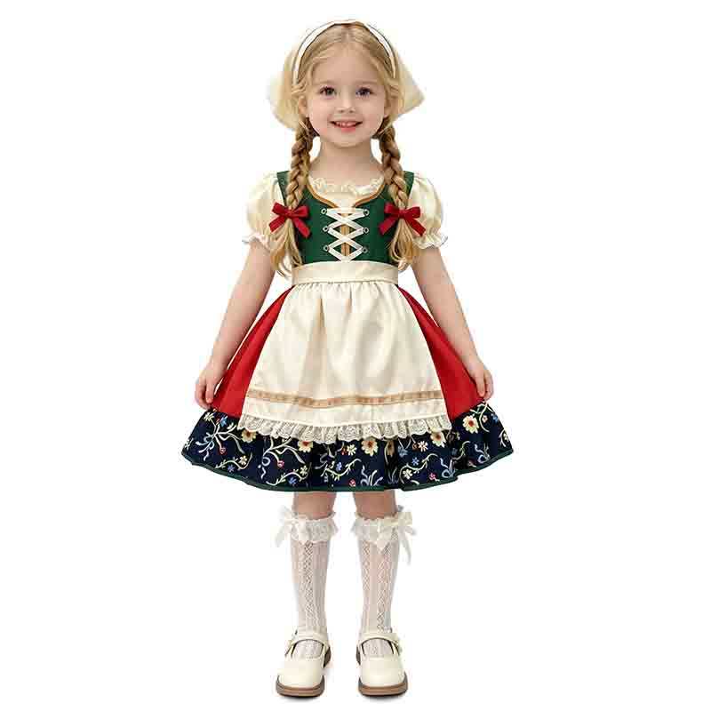 Đầm Dirndl Truyền Thống Bavarian Trang Phục Trình Diễn Tiệc Oktoberfest