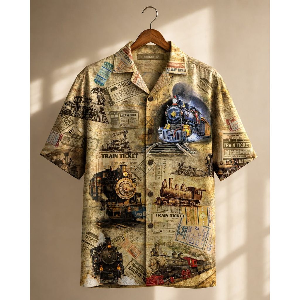 Hiwaii Shirt - Tem Tau Áo Sơ Mi hawaii cuban