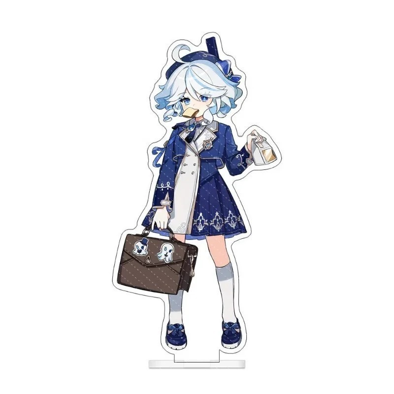 Standee Genshin Impact Furina Arlecchino Damselette Mica Acrylic Model Study Desk Decoration Mô Hình