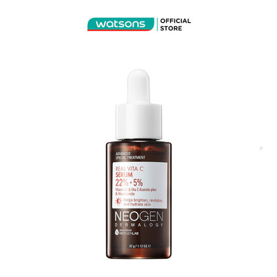 Tinh Chất Neogen Dermalogy Real Vita C Serum - Vitamin C & Vita C Acerola-Ple X & Niacinamide 32g