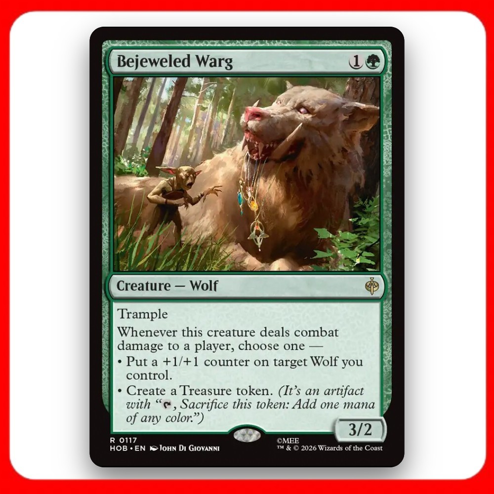 [MTG] Warg Bejeweled (117) [HOB] [XANH] [RARE] | Phép thuật tập hợp