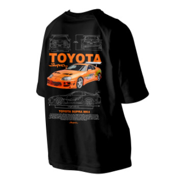 Áo thun Toyota Supra Mk4 Microfiber