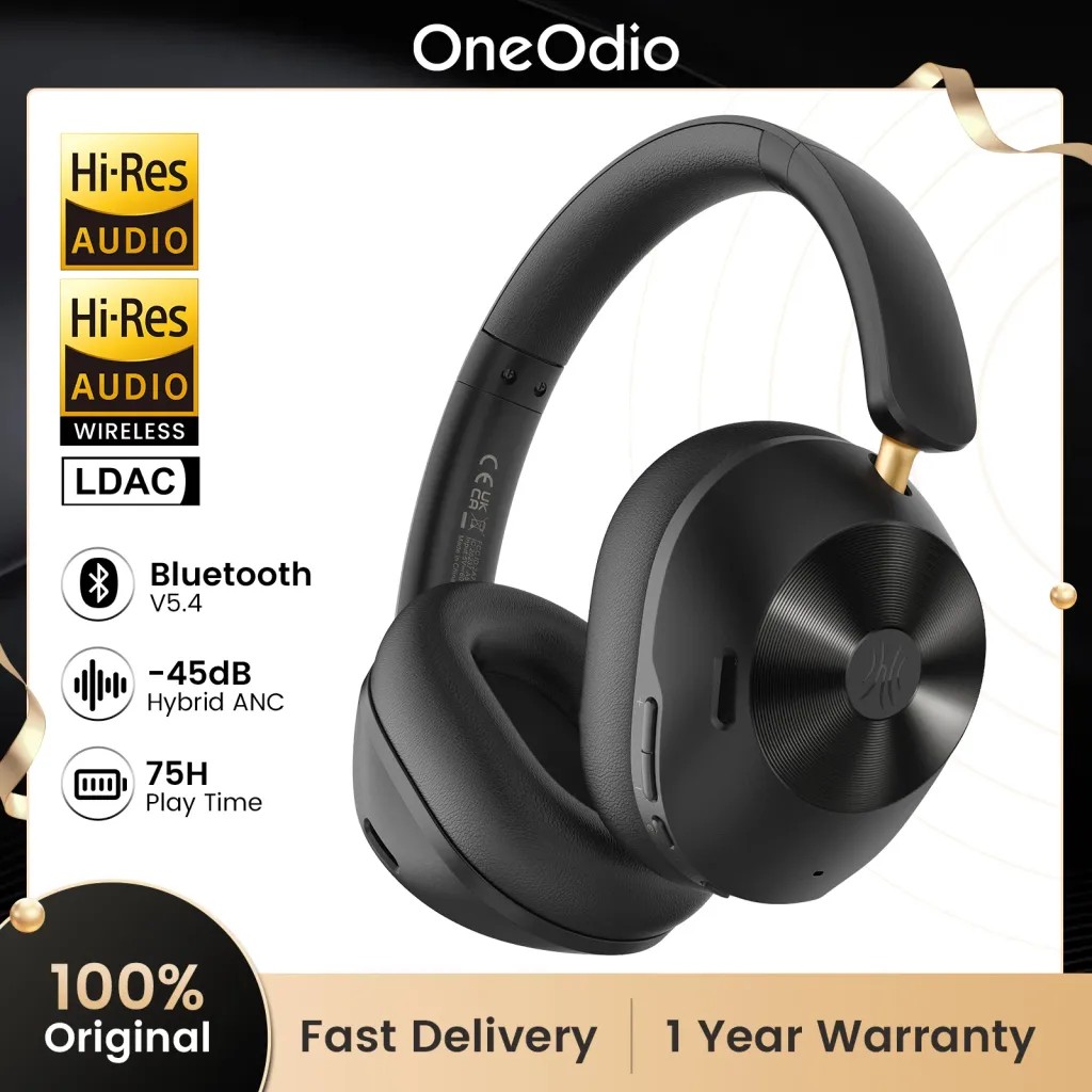 Tai Nghe Headphone OneOdio Focus A5 Bluetooth 5.4 Dùng Cho DJ, Chống Ồn ANC. Âm Thanh Sống Động Chốn