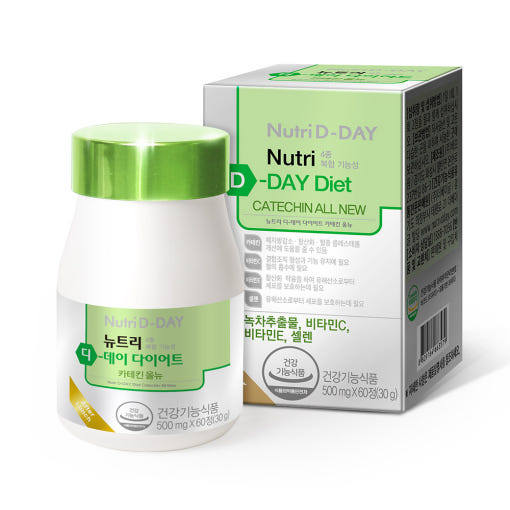NUTRI D DAY Diet Catechin 500mg x 60 Viên 1 Tháng Slim Body
