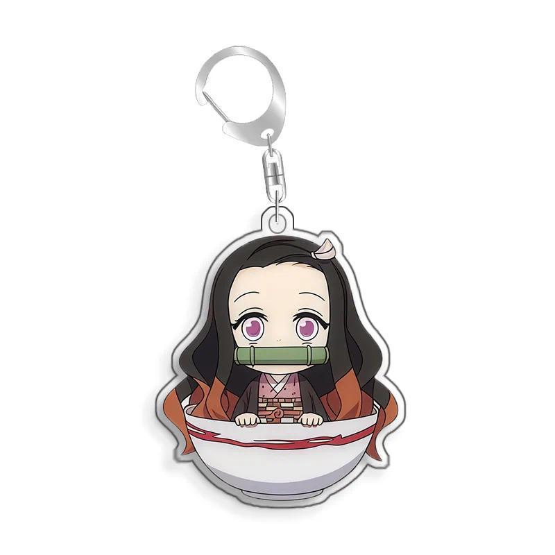 Demon Slayer Muichiro Tokito Tanjiro Kamado Agatsuma Kanae Kocho Mica Selfmade Cartoon Anime Móc Khó