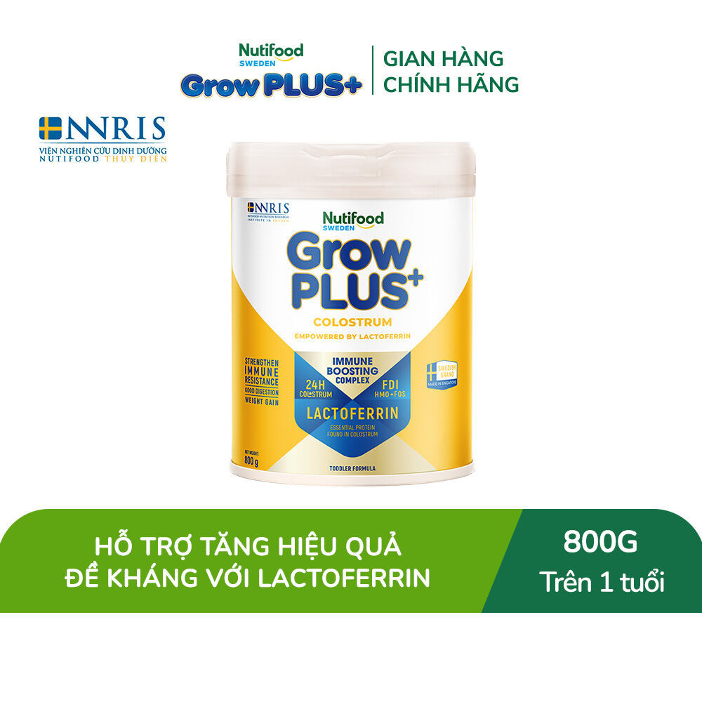 SB Nutifood Sweden GrowPLUS+ Colostrum Lactoferrin 1+ 800g