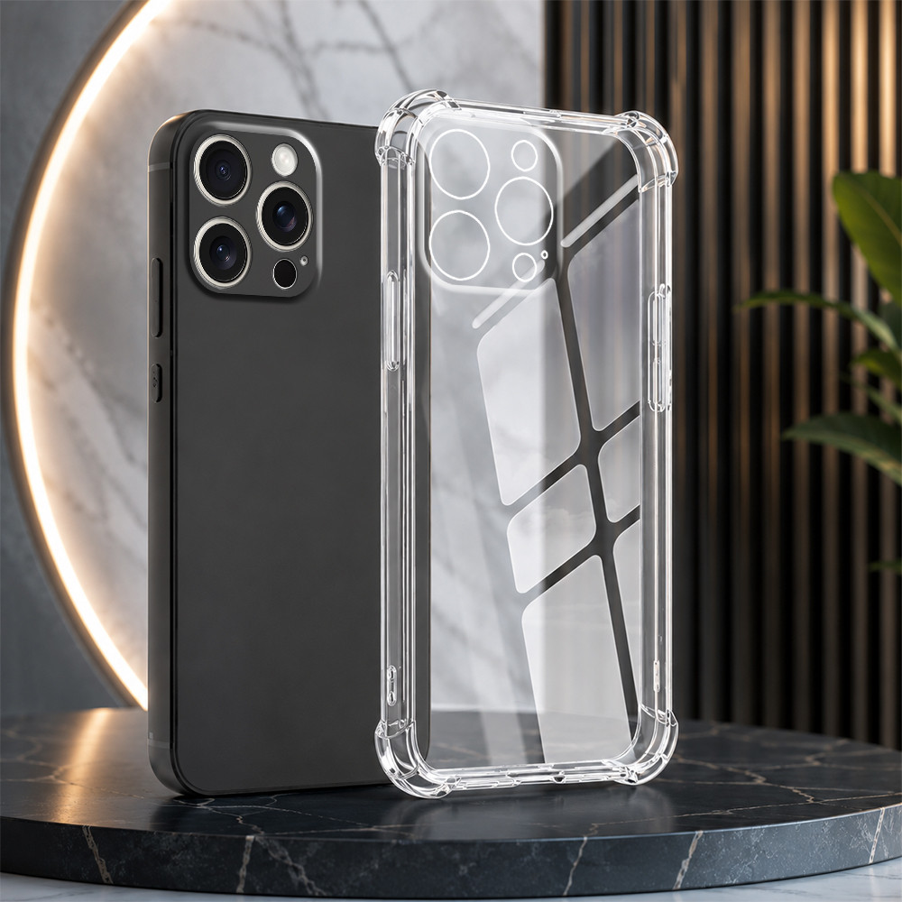 Ốp lưng iphone 16 16 Pro 16 Pro Max 16 Plus tpu đen vs dẻo trong suốt hạn chế rơi vỡ