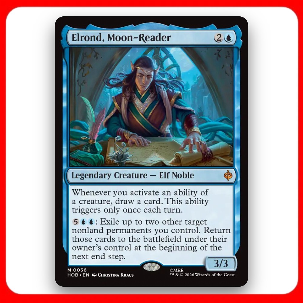 [MTG] Elrond, Moon-Reader (36) [HOB] [XANH] [MYTHIC] | Phép thuật tập hợp