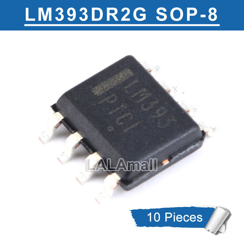 10 Chiếc Chính Hãng LM393DR2G SOP8 LM393 SOP-8 LM393DR SOP SMD Thấp Offset Điện Áp Kép So sánh Thươn
