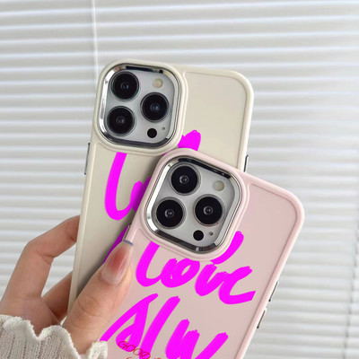 Suntaiho Love Trích Dẫn Cổ Điển Màu Đen In Hình Ốp Lưng TPU Chống Sốc Cho iPhone 17 16 15 14 13 12 11 X XS XR Pro Max Plus