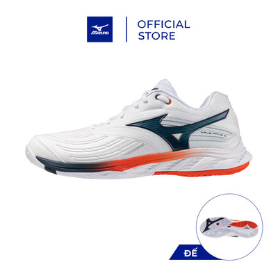 Giày Cầu lông Unisex WAVE FANG 3 Trắng Cam - 71GA261301