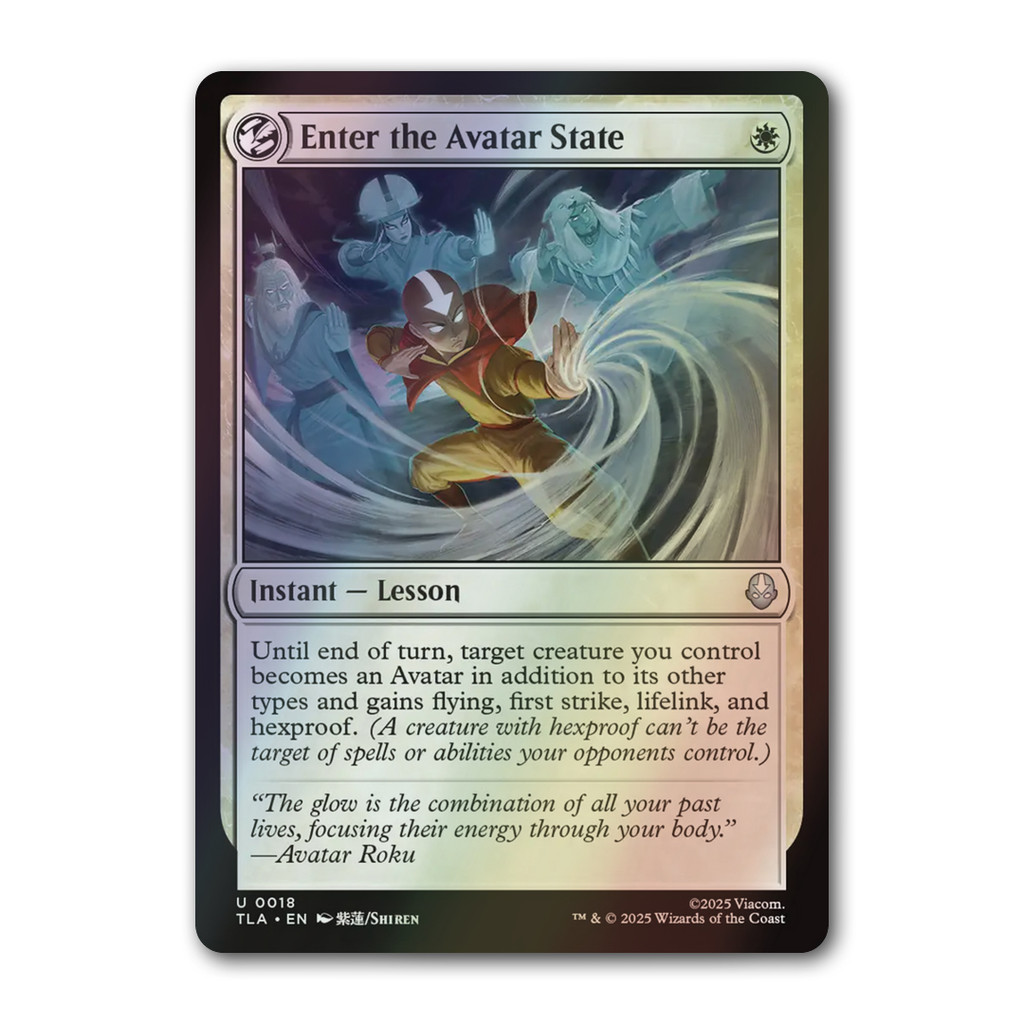 [MTG] Enter the Avatar State [TLA] [Trắng] [Uncom] [Lá] [ENG] [2025] (Magic: The Gathering)