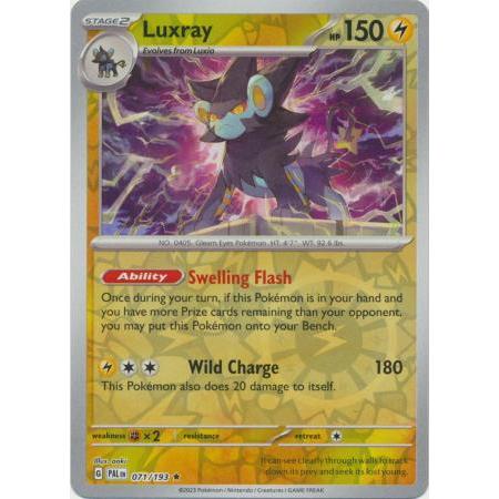 Thẻ Bài Pokemon Luxray - 071/193 - Holo Rare Reverse Holo