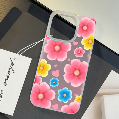 Ốp điện thoại TPU chống sốc in hoa dễ thương Suntaiho cho iPhone 17-11 X XS XR Pro Max Plus
