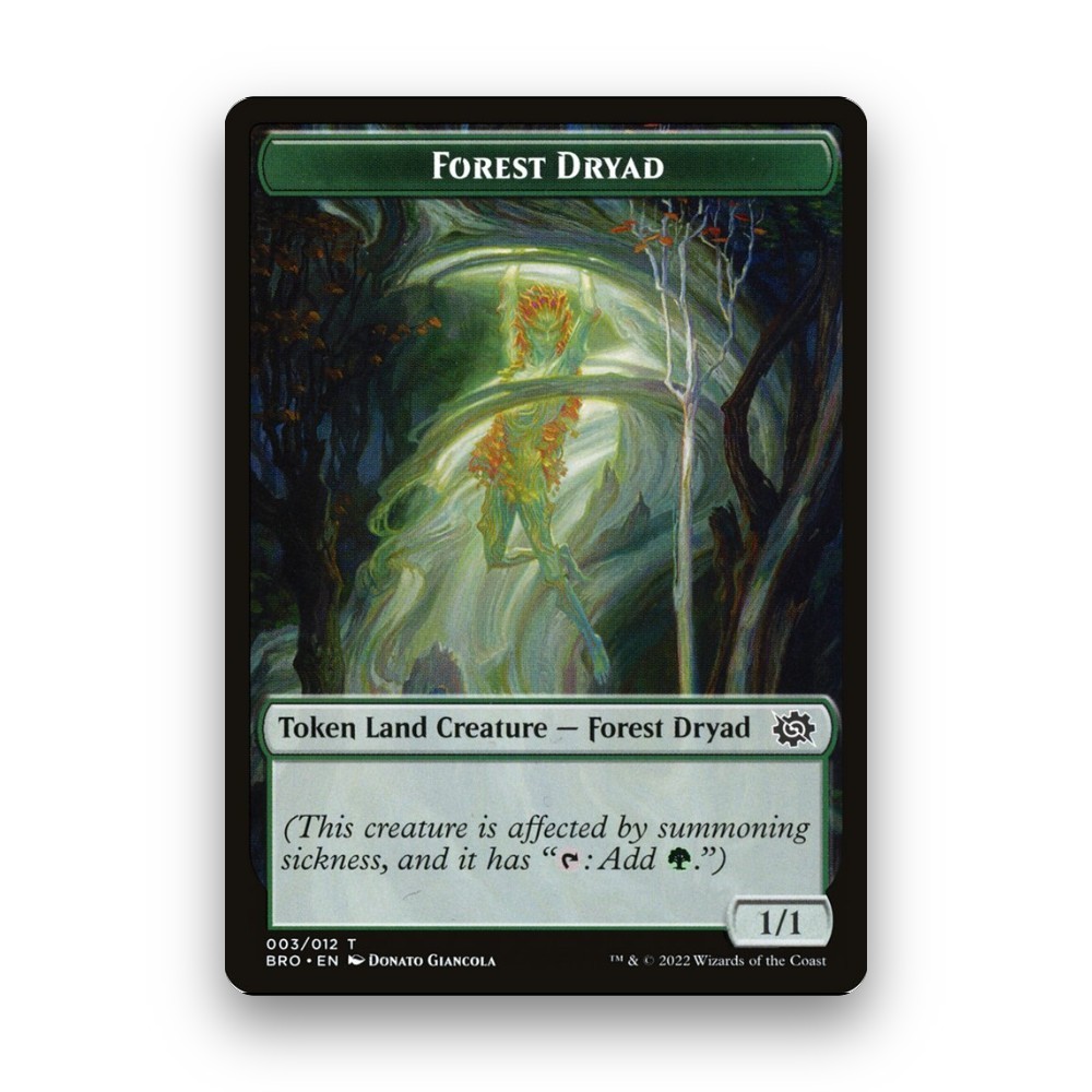 [MTG] Forest Dryad (Token) (3) [TBRO] [LAND] [COMMON] | Phép thuật tập hợp