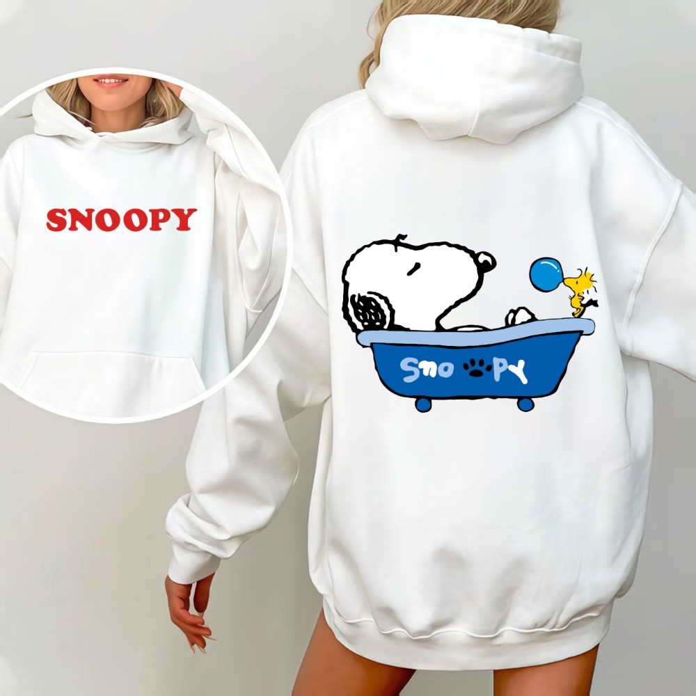 Và áo thể thao in hình Snoopy Áo Hoodie dài tay in hình Snoopy