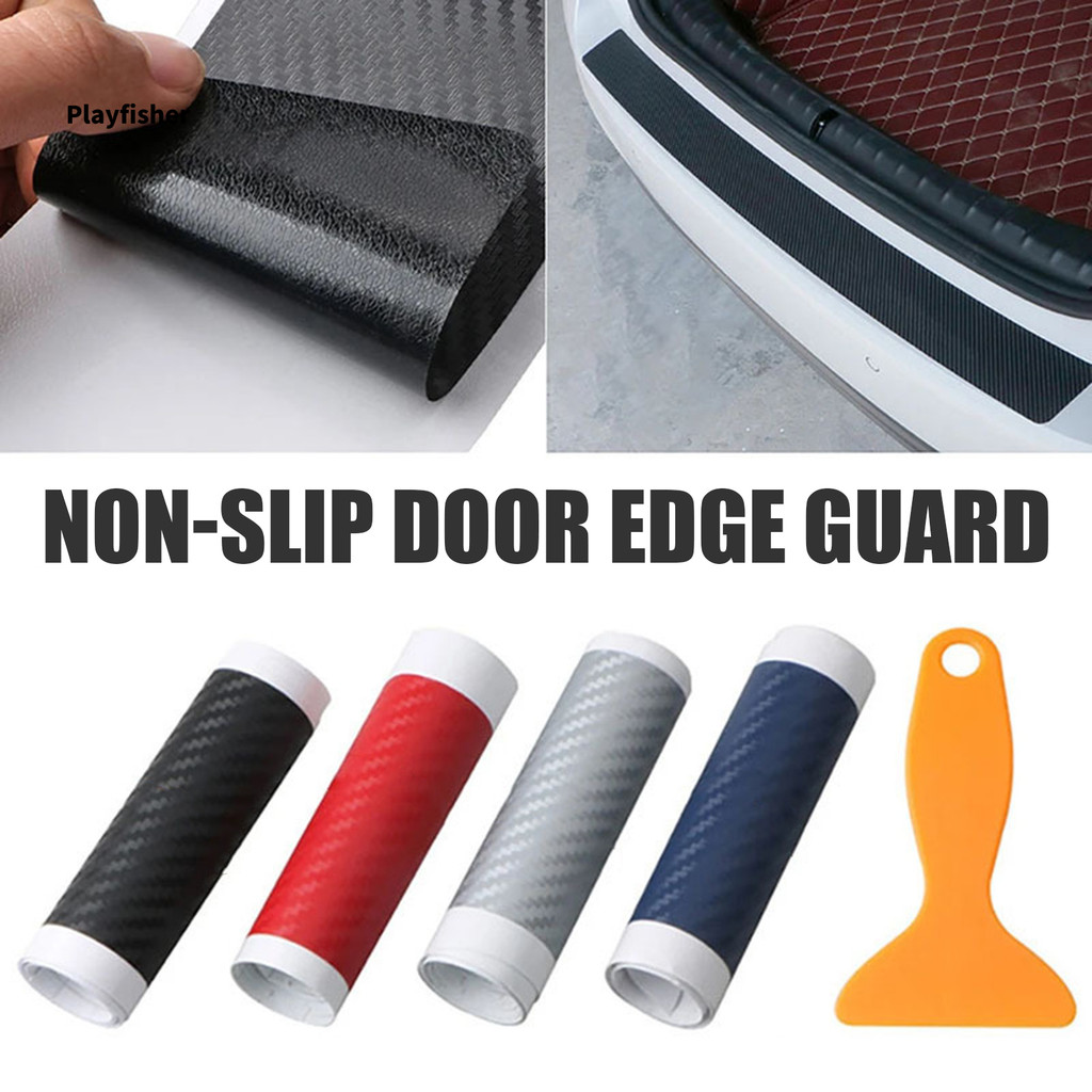 PLA- Miếng Dán Cản Cửa Ô Tô Đa Năng PVC Chống Thấm Nước Sợi Carbon Viền Dải Bảo Vệ Chống Trầy Xước C