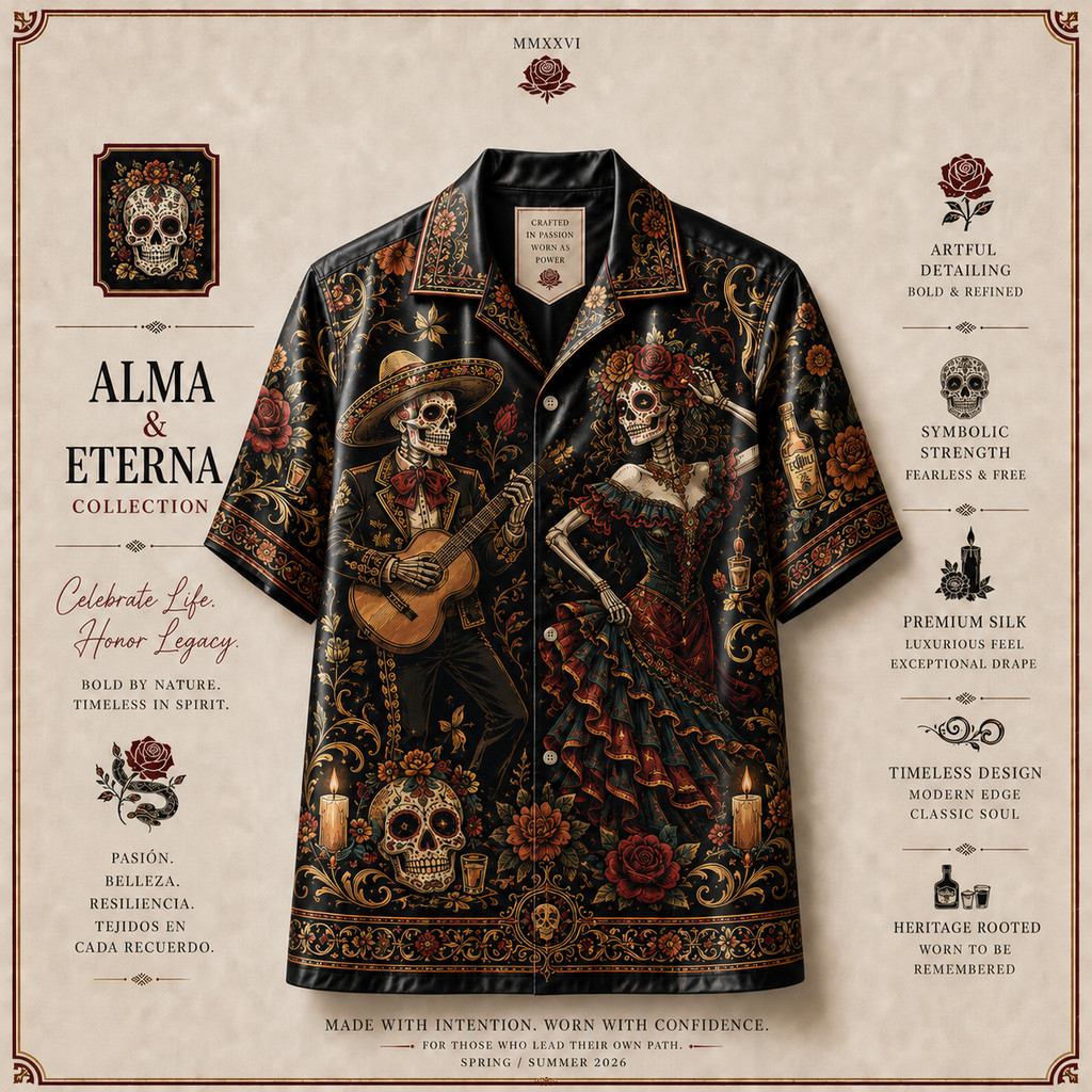 Hiwaii Shirt - Alma & Eterna Áo Sơ Mi hawaii cuban