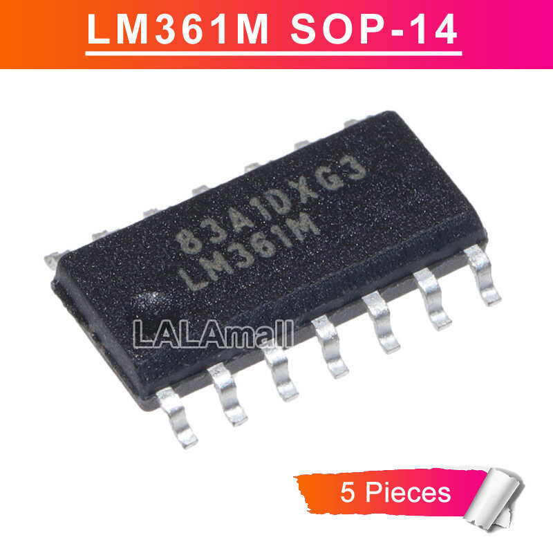 5 chiếc LM361M SOP14 LM361 LM361MX SOP-14 SOP SMD So sánh vi sai tốc độ cao mới