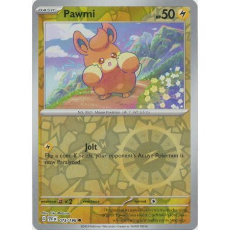 Thẻ Bài Pokemon Pawmi - 073/198 - Common Reverse Holo