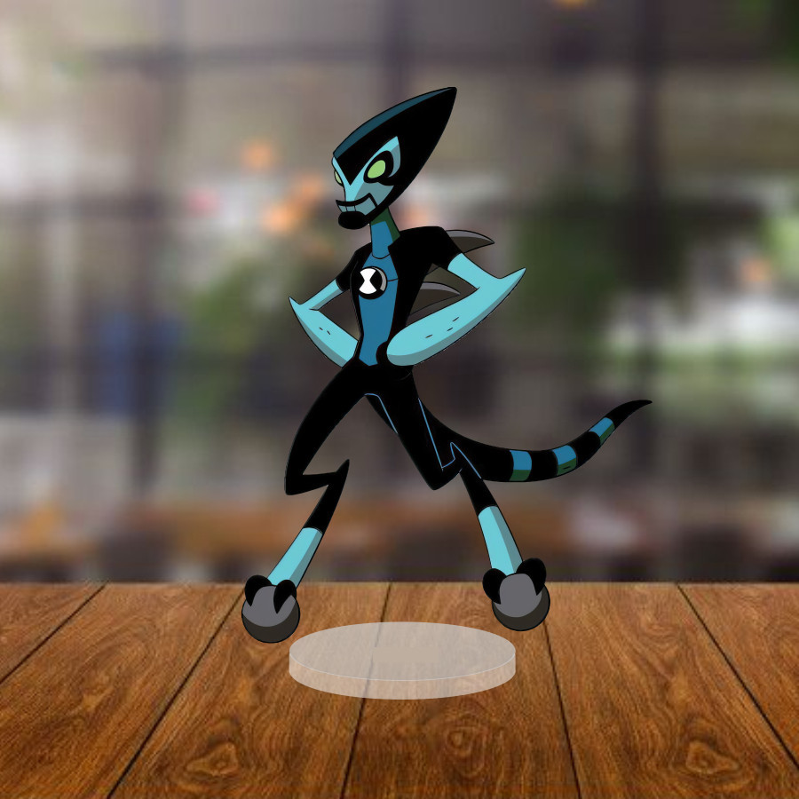 Ben 10 Acrylic Model, Anime Gift, Table Decoration Mô Hình Standee Cao 6cm