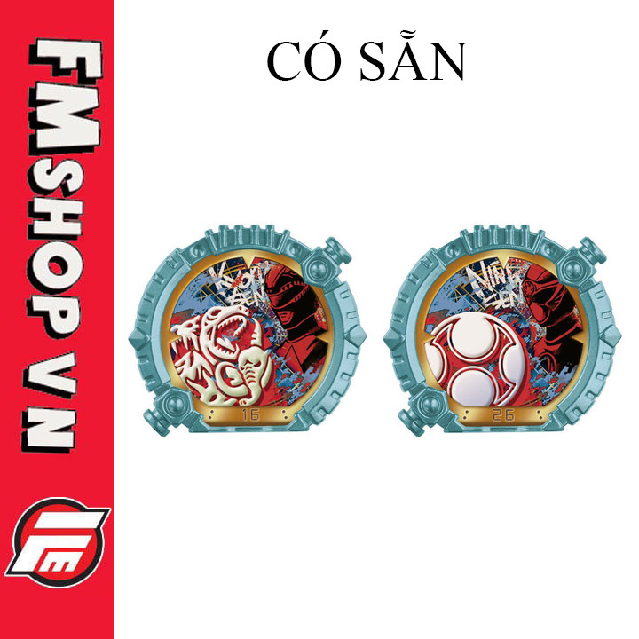 (2nd) Mô Hình Đồ Chơi DX Zyuranger & Hurricaneger Polar Ring Set