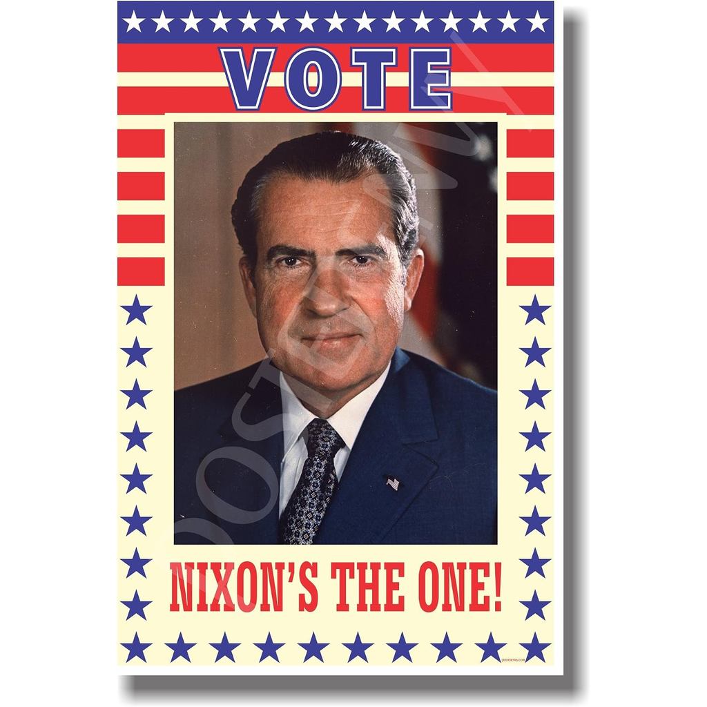 Bỏ phiếu cho Nixon Poster chính trị MỚI
