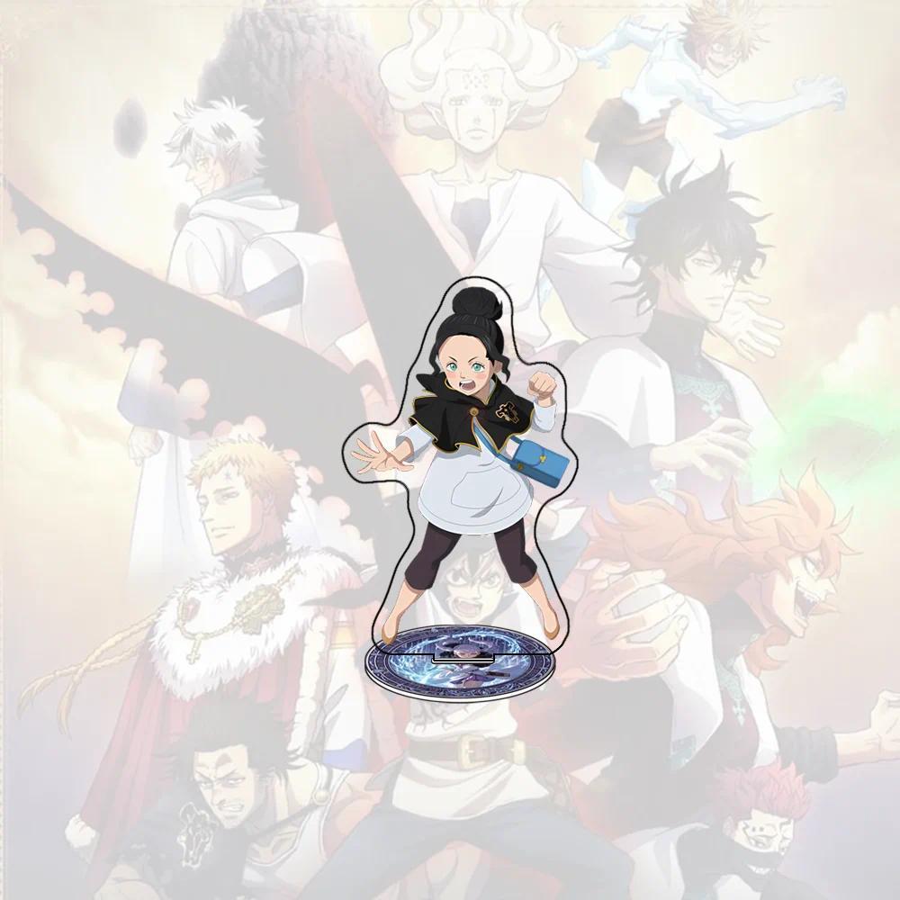 Anime Black Clover Asta Yuno Grindberryall Noelle Silva Acrylic Stand Keychain Desk Mô Hình Standee 