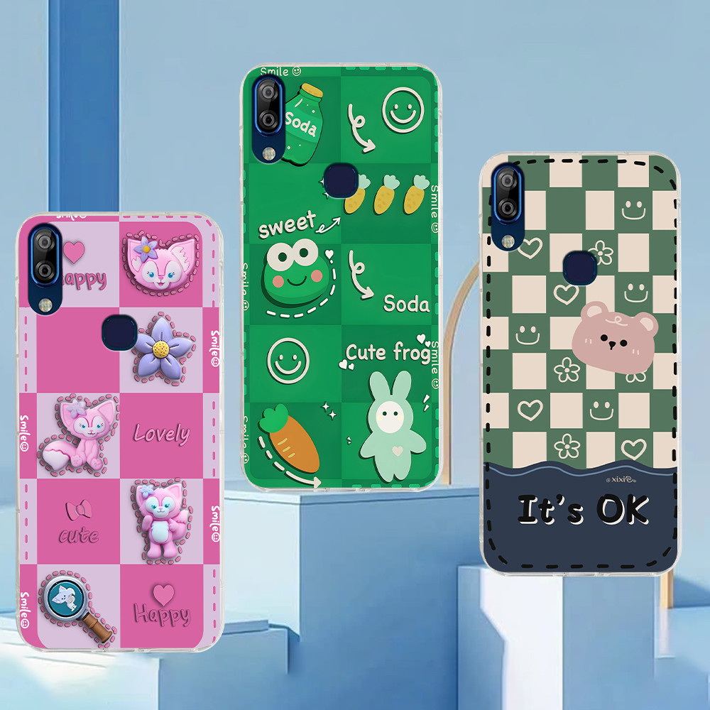 Ốp lưng Vsmart Active 1 / Active 1 Plus / Active 1+ in hình gấu vs ếch xanh cute