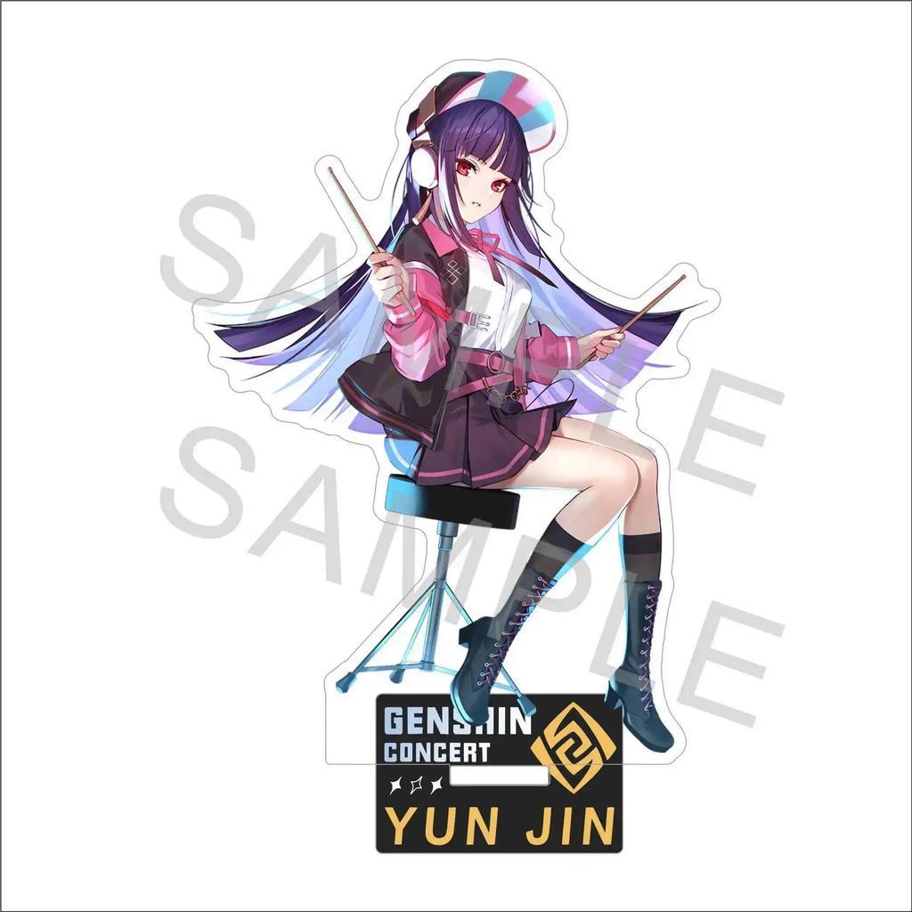 Game Yuan Shen Concert Tour Serie Standee Mica Barbara Xinyan Furina Lyney Neuvillette Mô Hình Stand