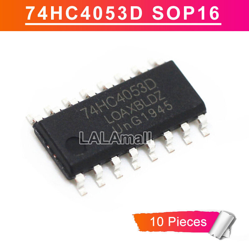 10 Chiếc 74HC4053D SOP16 74HC4053 SOP-16 SN74HC4053DR SOP HC4053 SMD Ba 2 Kênh Analog Multiplexer De