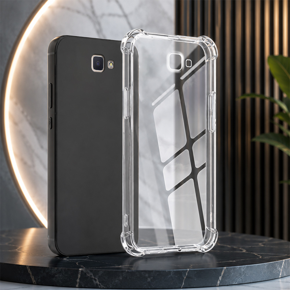 Ốp lưng Samsung J5 Prime / J7 Prime tpu đen vs dẻo trong suốt hạn chế rơi vỡ