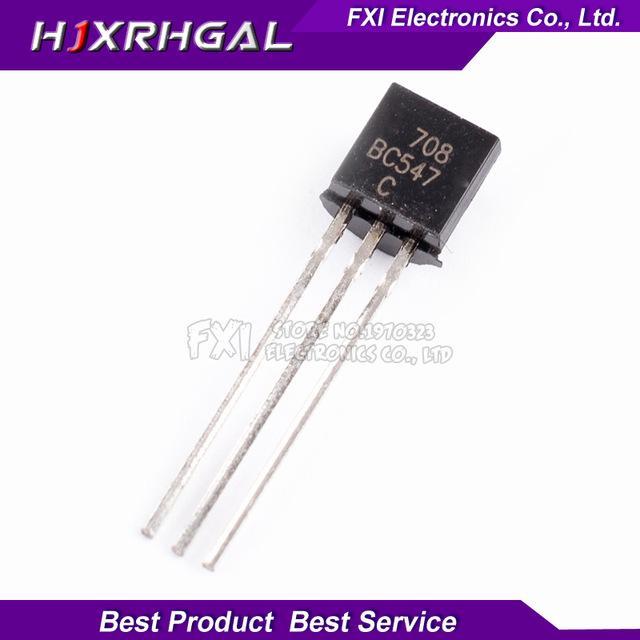 100 chiếc BC547C BC547 TO-92 TO92 547C triode bóng bán dẫn Mới