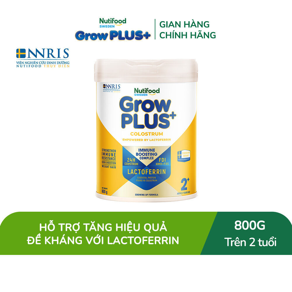 SB Nutifood Sweden GrowPLUS+ Colostrum Lactoferrin 2+ 800g