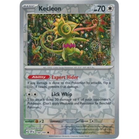 Thẻ Bài Pokemon Kecleon - 150/191 - Common Reverse Holo