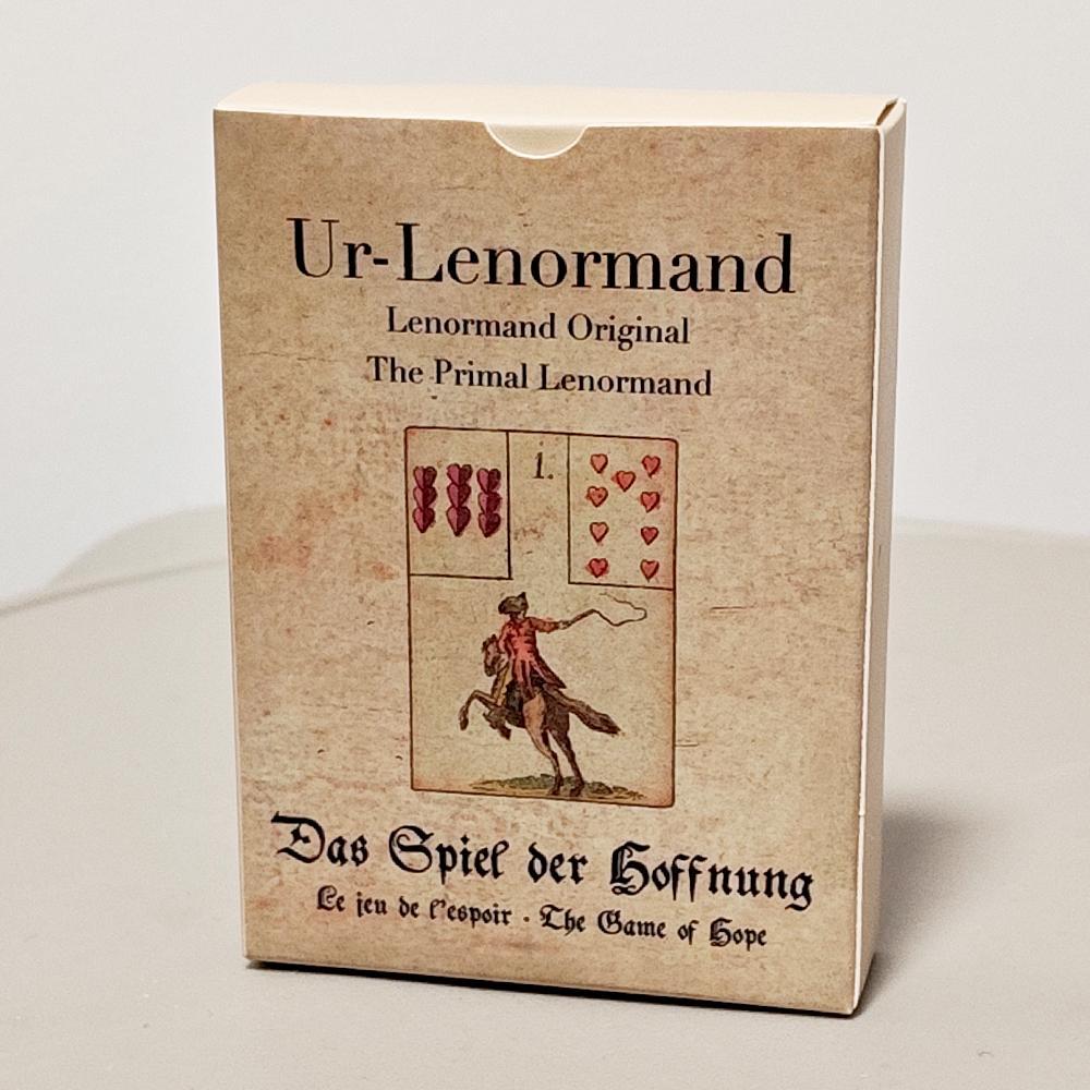 Thẻ Oracle Ur-Lenormand - (Trò chơi hy vọng) - Bộ bài bói toán thế kỷ 18 cổ điển 9 * 6cm - Bộ bài 36