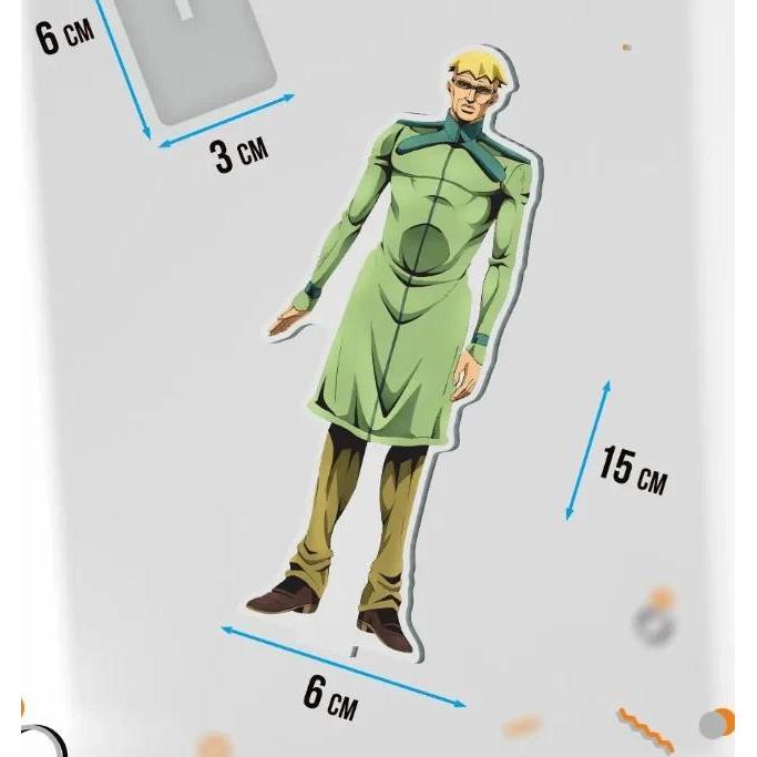 Micas Standing Model For Steel Ball Run Gyro Zepeli Collection Anime Accessories Mô Hình Standee Cao