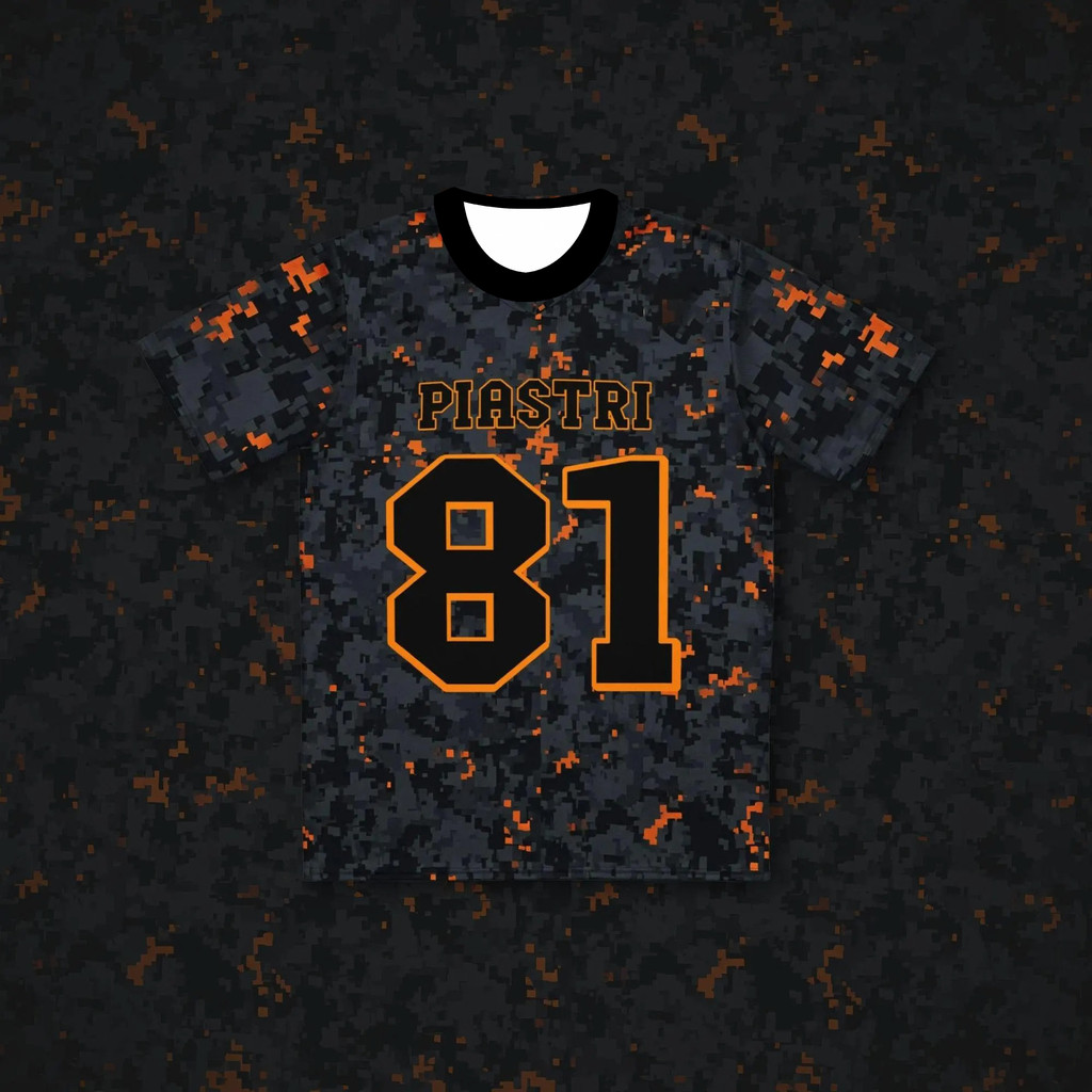 Áo thun sợi nhỏ Oscar Piastri McLaren F1