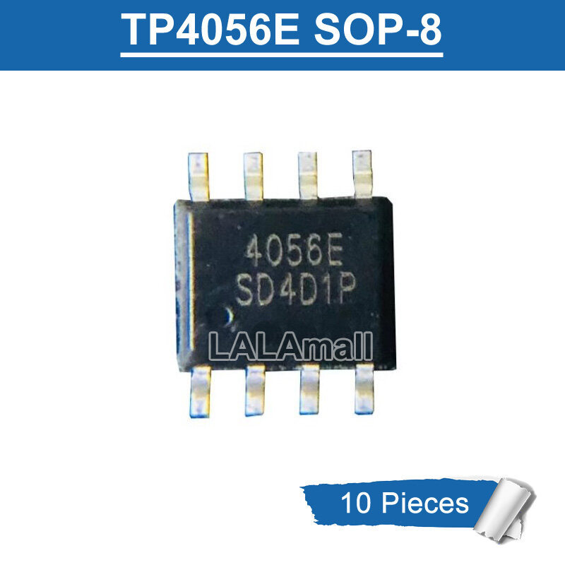 10 Chiếc 4056E SOP8 TP4056 TP4056E SOP-8 SMD 1A Sạc Chip IC Mới Ban Đầu