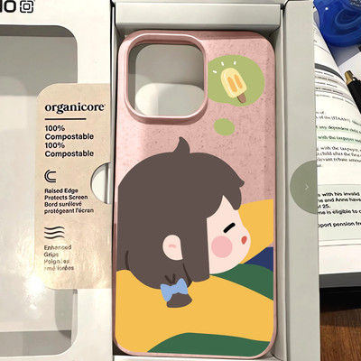 Suntaiho Cô Gái Dễ Thương Popsicle Speckled Trắng In Hình Chống Sốc TPU Dành Cho iPhone 17-11 X XS XR Pro Max Plus