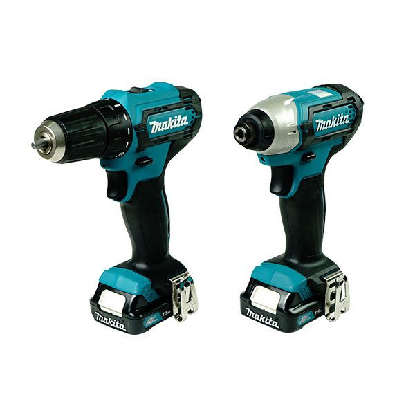 BỘ SẢN PHẨM DÙNG PIN CLX224S MAKITA (GỒM 2 PIN 1.5AH + 1 SẠC DC10SB) - HÀNG CHÍNH HÃNG