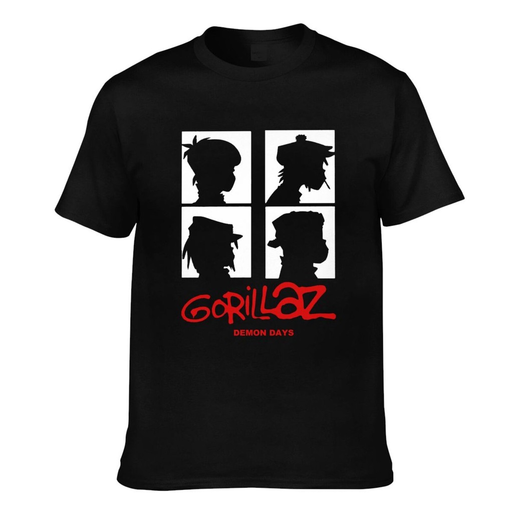 Áo thun nam thời trang Gorillaz Demon Days mùa hè mát mẻ