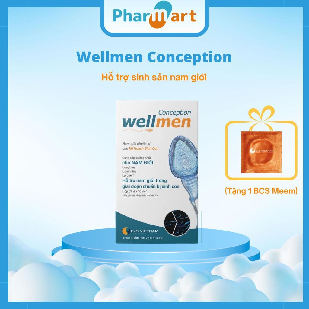 Wellmen Conception (30 viên) - Hỗ trợ sức khỏe người trường thành - E&S Việt Nam